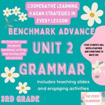 Preview of Grammar Unit 2 Benchmark Advance- Teaching Slides with NO PREP activities