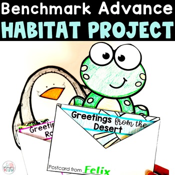 Preview of Benchmark Advance Unit 3 2nd Grade Project | Florida Unit 1 | Animal Habitats