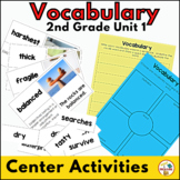 Benchmark Advance Vocabulary Cards and Center Activities |