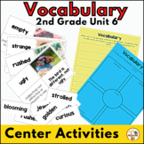 Benchmark Advance Vocabulary Cards and Center Activities |