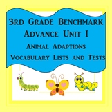 Benchmark Advance Vocabulary Lists and Tests Third Grade U