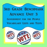 Benchmark Advance Vocabulary Lists and Tests Unit III Gove