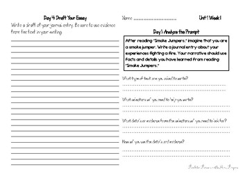 Benchmark Advance Weekly Writing Second Grade by Back to Basics - Mrs Bryan