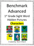 Benchmark Advance sight word Character bundle Hidden Pictures