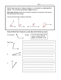 Benchmark Angles Worksheet