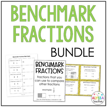 Preview of Benchmark Fractions Bundle