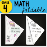 Math Doodle - Benchmark Fractions ~ INB Foldable Notes ~
