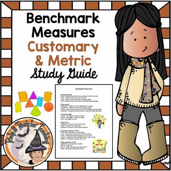 Preview of Benchmark Measures Customary Metric Length Weight Mass Capacity Volume Notes