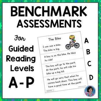 Preview of Kindergarten, 1st & 2nd Grade Benchmark Text Reading Level Assessments {RTI +}