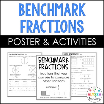 Preview of Benchmark Fractions Poster and Worksheets