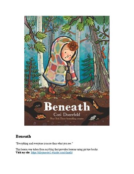 Preview of Beneath - Class Meeting Book Lesson - SEL + Empathy + Assumptions + Appearances