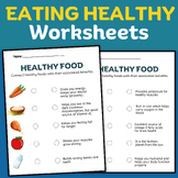 Benefits of Eating Healthy habits Worksheets Food & Nutrit