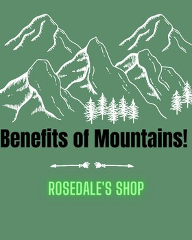 Preview of Benefits of Mountains (Earth Day Resource for Class)