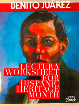 Preview of Benito Juarez Worksheet in Spanish & English -great for Hispanic Heritage Month!