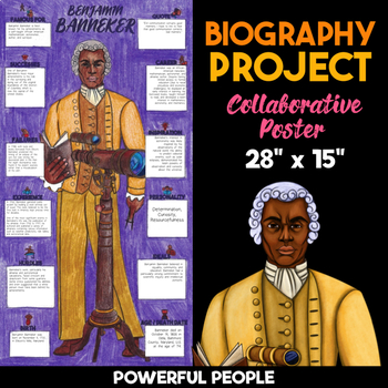 Preview of Benjamin Banneker Body Biography Project — Collaborative Poster Activity