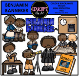 Benjamin Banneker Clip Art Set  {Educlips Clipart}