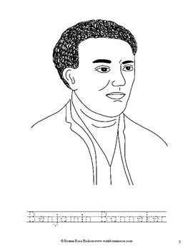 Benjamin Banneker & Sarah Goode Coloring Book—Level A by WriteBonnieRose