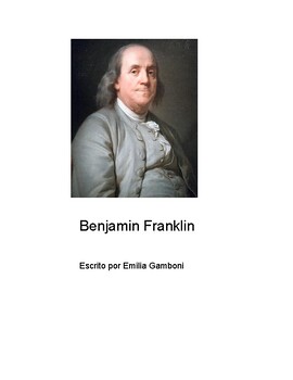 Preview of La Vida de Benjamin Franklin