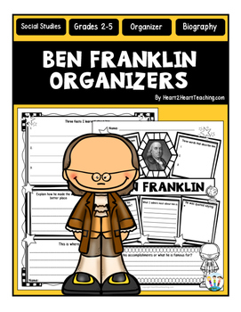 Preview of Benjamin Franklin Research Report Project Template Famous Person Inventors