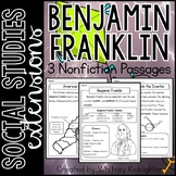 Benjamin Franklin Nonfiction Passages (Text Features Ident