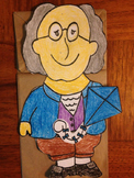Benjamin Franklin Paper Bag Puppet