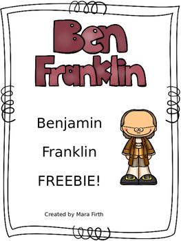 Preview of Benjamin Franklin Reader FREEBIE!