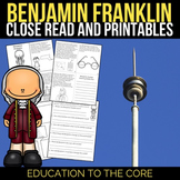 Benjamin Franklin Reading Passage and Activities