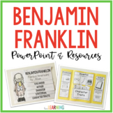 Benjamin Franklin: Slides Lesson, Flipbook, and Lapbook Activity