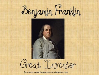 Preview of Benjamin Franklin's Inventions Power Point (powerpoint)