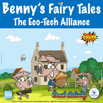 Preview of Benny's Fairy Tales Series: The Eco-tech Alliance. Color /BW ver