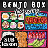 Bento Box Drawing Emergency Sub Activity, Middle/High Scho