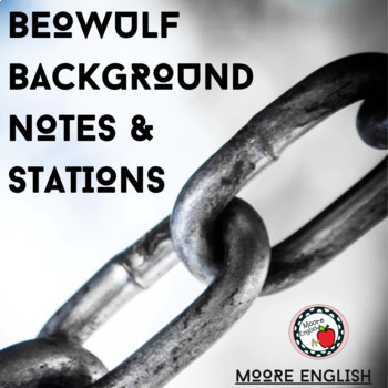 Preview of Beowulf Background Notes and Stations / Google Slides and Google Docs 