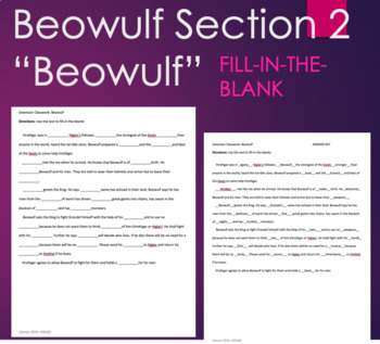 beowulf essay summary