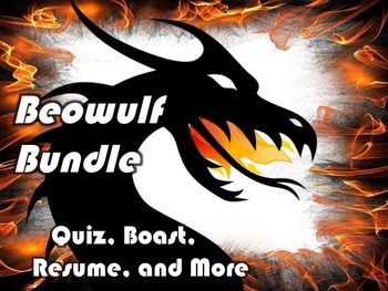 Preview of Beowulf Bundle: Resume and Blog Writing, Essay, Gallery Walk, Quiz & More