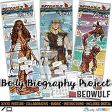 Beowulf, Characterization, Body Biography Project Bundle, For Print and Digital