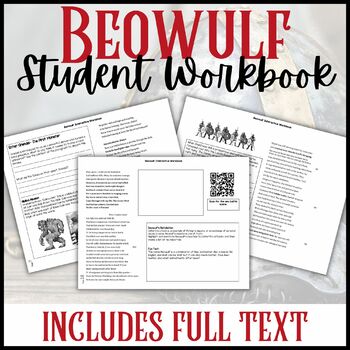 Preview of Beowulf Complete Student Workbook - Interactive Literature Guide