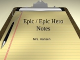 Beowulf: Epic Hero Powerpoint & Notes