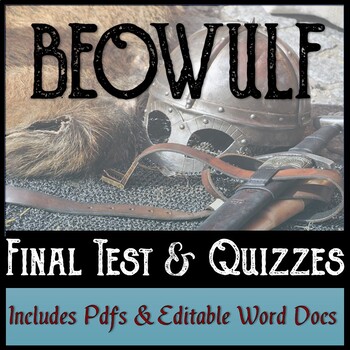Preview of Beowulf Final Test and Quizzes