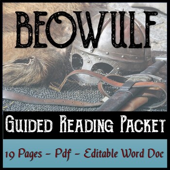 Preview of Beowulf Guided Reading Packet