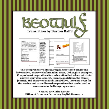 Beowulf Literature Guide Translation by Burton Raffel