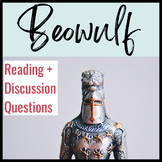 Beowulf Reading and Discussion Questions w/ THOROUGH ANSWER KEYS!