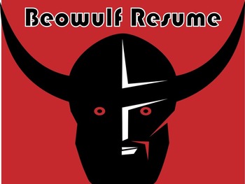 Preview of Beowulf Resume - Critical Reading and Writing Activity with Rubric