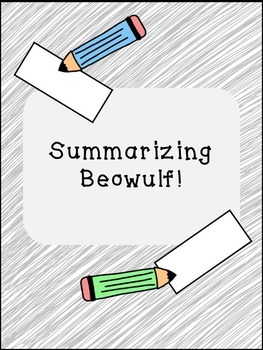 Preview of Beowulf Summary Activity Freebie!