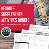 Beowulf: Supplemental Activities and Unit Test BUNDLE