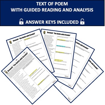 Beowulf The Battle with Grendel Audio Text Reading Analysis