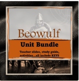 Beowulf Unit: BUNDLE: Google Slides, study guide, activity