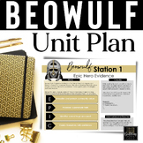 Beowulf Unit Plan: Fun Activities, Editable Lesson Plans, 