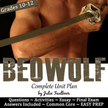 Preview of Beowulf Unit Plan, Literature Guide, Lesson Plans