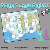 Bering Strait Land Bridge (Beringia) Board Game Activity