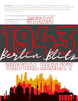 Preview of Berlin Blitz 1943 Assignment | Virtual Reality | Student Activity | Trivia | Map